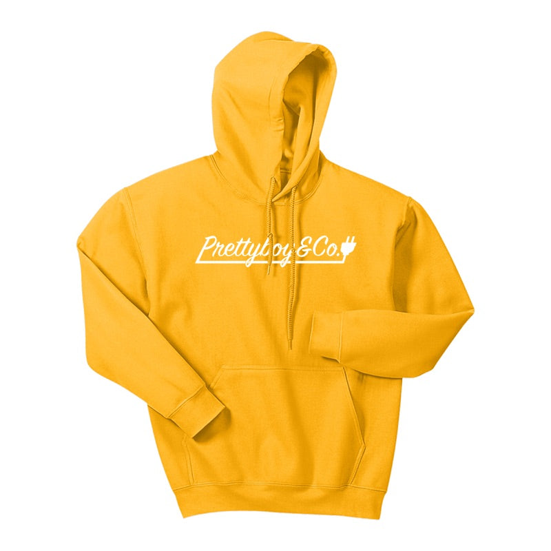 Golden Yellow OG Script Hooded Sweatshirt