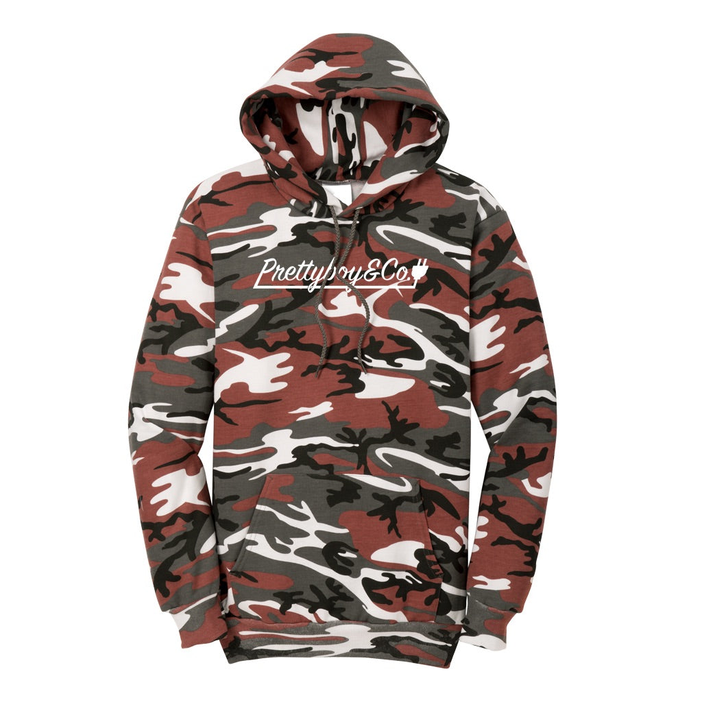Prettyboy Co. Camo OG Script Hoodie Sweatshirt