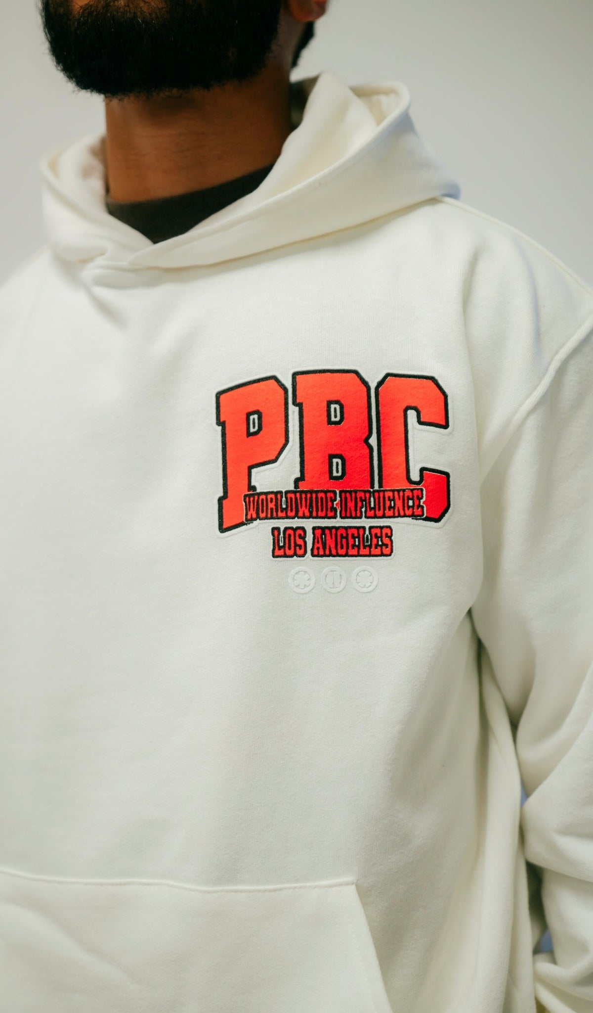 PBC Worldwide Hooded Sweatshirt (Cream)