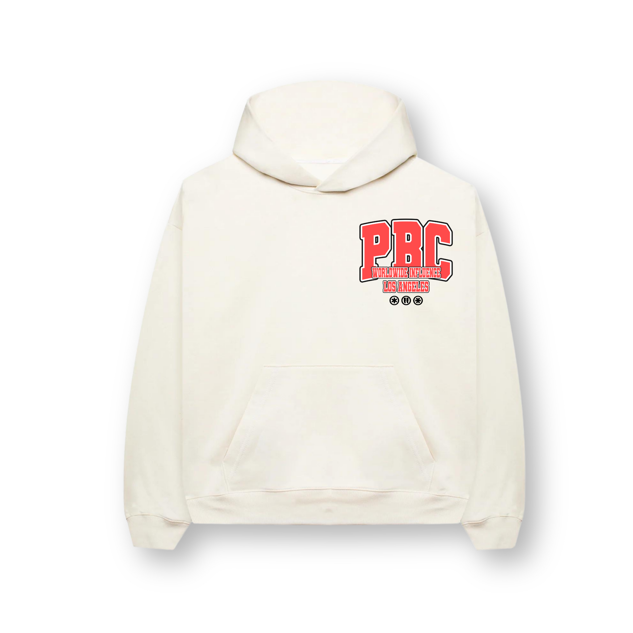 PBC Worldwide Hooded Sweatshirt (Cream)