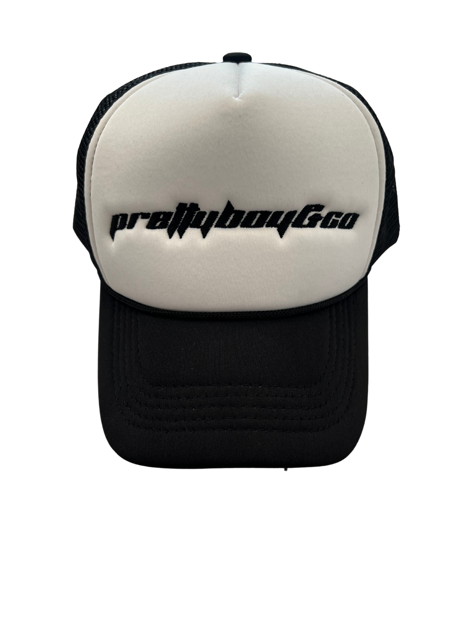 X Black/White Trucker Hat (QuickStrike)