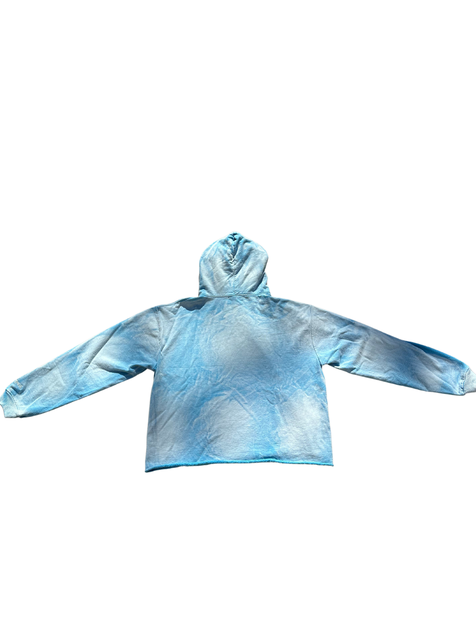 Blizzard Blue Sun Faded Stone Washed Hoodie (NEW)