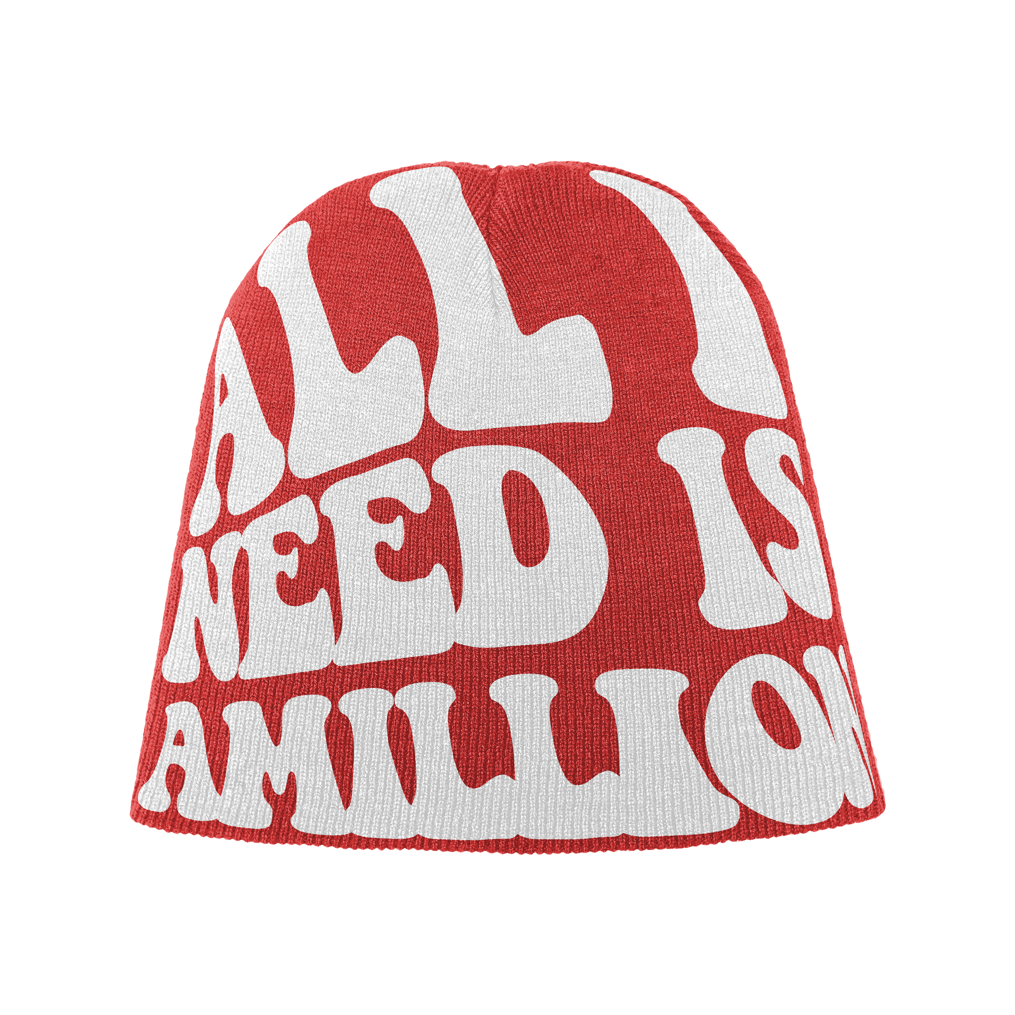 Red "A Milli" Logo Beanie (QUICK STRIKE)